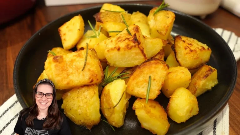 Batata Assada Crocante com Alecrim e Manteiga