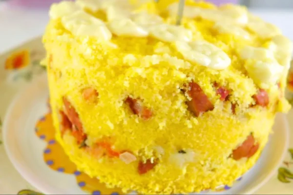 Cuscuz Nordestino Temperado com Bacon e Queijo Coalho
