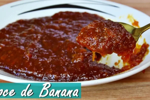 Doce de Banana Caseiro com Ponto Cremoso de Tacho
