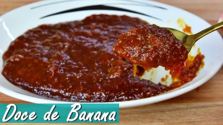 Doce de Banana Caseiro com Ponto Cremoso de Tacho