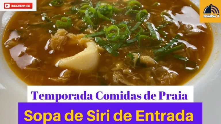 Sopa de Siri Cremosa com Leite de Coco