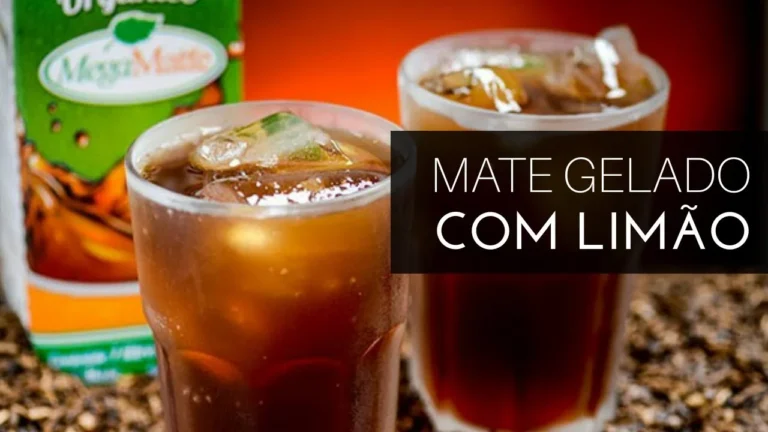 Mate Gelado com Limão Carioca Refrescante