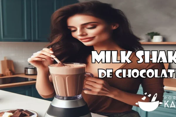 Milk-shake de Chocolate Cremoso com Sorvete