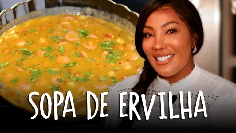 Sopa de Ervilha com Bacon e Costelinha