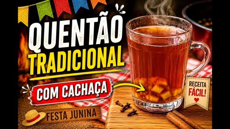 Quentão Tradicional com Cachaça para Festa Junina