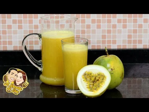 Suco de Maracujá Natural Gelado e Equilibrado