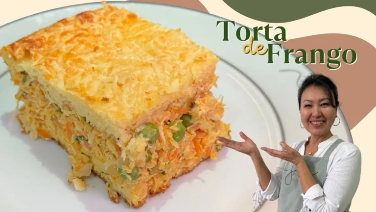 Torta de Frango de Liquidificador Bem Recheada
