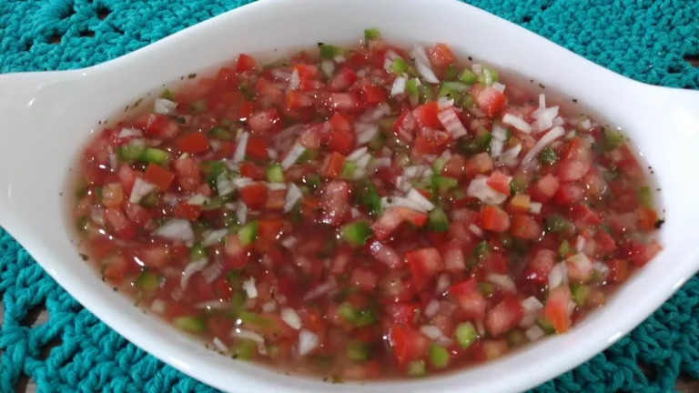 Vinagrete de Churrasco com Tomate, Cebola e Pimentão